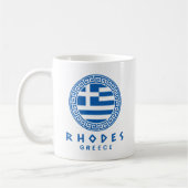 Rhodos, Griechenland Kaffeetasse (Links)