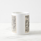 Rhoecus und der Gentle Nymph Kaffeetasse (Mittel)