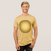 Rholmn (Gelb gefärbt) Tri-Blend Shirt (Vorderseite voll)