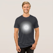 Rholmn (Grau gefärbt) Tri-Blend Shirt (Vorderseite voll)