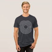 Rholmn (grau umrandet) Tri-Blend shirt (Vorderseite voll)