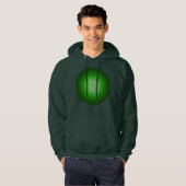 Rholmn (Grün gefärbt) Hoodie (Vorne ganz)