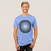 Rholmn (Kombiniertes Blau) Tri-Blend Shirt (Vorderseite voll)