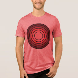Rholmn (Kombiniertes Rot) Tri-Blend Shirt