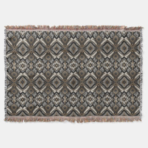 Rhomb Beige Textur Decke
