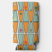 Rhomben mit Sternenexplosionen Selters Dosenkühler (Rückseite)