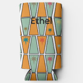 Rhomben mit Sternenexplosionen Selters Dosenkühler (Vorderseite)