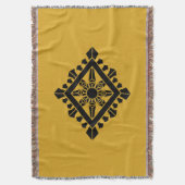Rhombic Dharma chakra Decke (Vorderseite Vertikal)