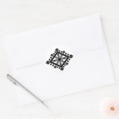 Rhombic Dharma chakra Runder Aufkleber (Umschlag)
