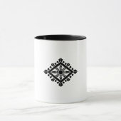 Rhombic Dharma chakra Tasse (Zentrum)