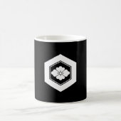 Rhombic flower in tortoiseshell kaffeetasse (Mittel)