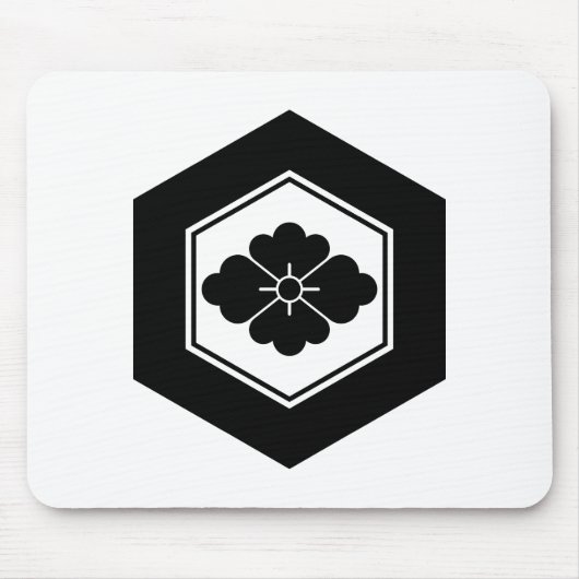 Rhombic flower in tortoiseshell mousepad (Vorne)