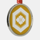 Rhombic flower in tortoiseshell silbernes ornament (Rechts)