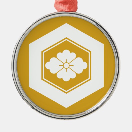 Rhombic flower in tortoiseshell silbernes ornament (Vorne)