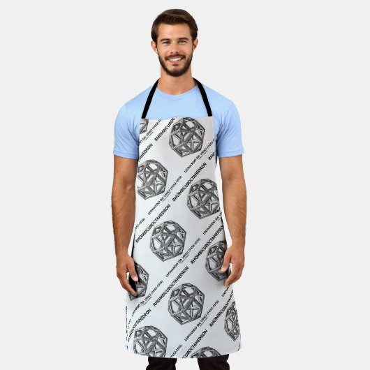 Rhombicuboctahedron Geometry Leonardo da Vinci Schürze (Getragen)