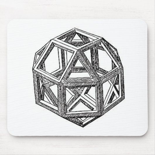 Rhombicuboctahedron, Leonardo da Vinci Mousepad (Vorne)