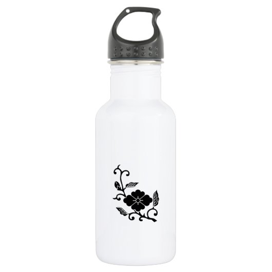 Rhombische chinesische Blume Trinkflasche (Vorderseite)
