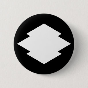 Rhombische Kiefernrinde Button