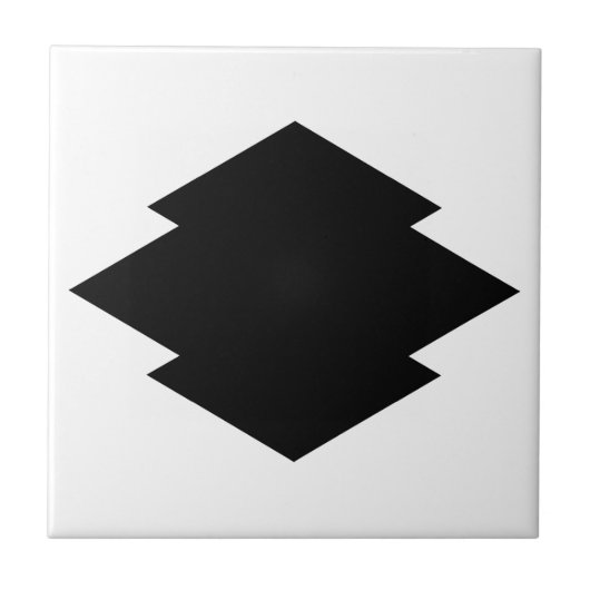 Rhombische Kiefernrinde Fliese (Vorderseite)