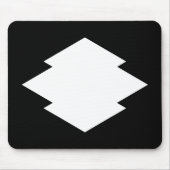 Rhombische Kiefernrinde Mousepad (Vorne)