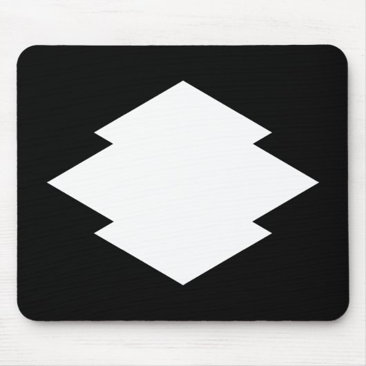 Rhombische Kiefernrinde Mousepad (Vorne)