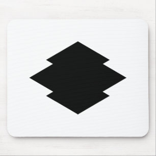 Rhombische Kiefernrinde Mousepad