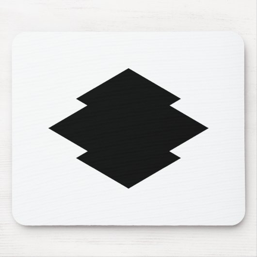 Rhombische Kiefernrinde Mousepad (Vorne)