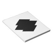 Rhombische Kiefernrinde Notizblock (angewinkelt)