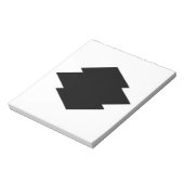 Rhombische Kiefernrinde Notizblock (Rotiert)