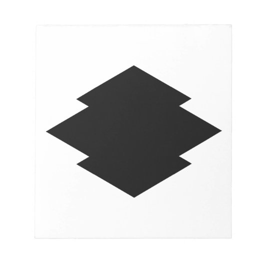 Rhombische Kiefernrinde Notizblock (Vorderseite)