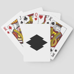 Rhombische Kiefernrinde Spielkarten