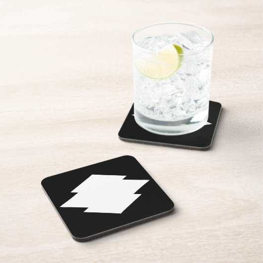 Rhombische Kiefernrinde Untersetzer (Rechte Seite)