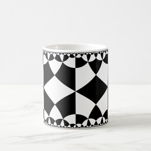 Rhombische Unendlichkeit Kaffeetasse (Mittel)