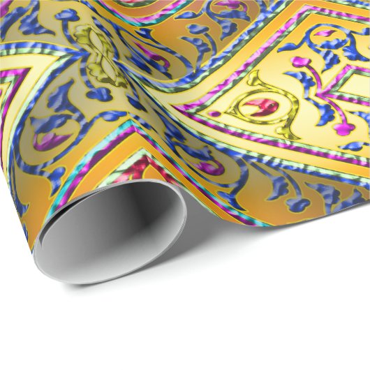 RHOMBUS 2 GESCHENKPAPIER (Rolleneckpunkt)