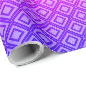 Rhombus blue orange geschenkpapier (Rolleneckpunkt)