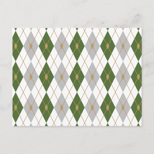 Rhombus Color Combination 3 Postkarte (Vorderseite)