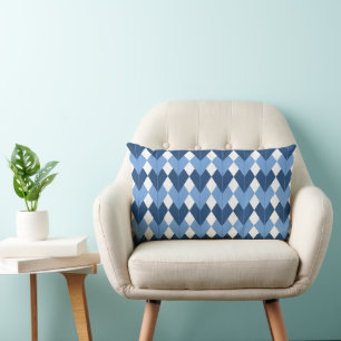 Rhombus Design Lendenkissen