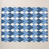 Rhombus Design Sherpadecke (Vorderseite (Horizontal))