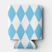 Rhombus-Muster für die blaue und weiße bayerische Dosenkühler (Rückseite)