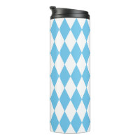Rhombus-Muster für die blaue und weiße bayerische