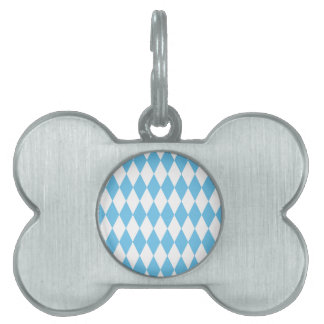 Rhombus-Muster für die blaue und weiße bayerische Tiermarke