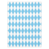 Rhombus-Muster für die blaue und weiße bayerische  Tischdecke (Vorderseite)