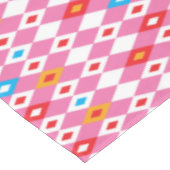 Rhombus Pattern Tischdecke (Schrägansicht)