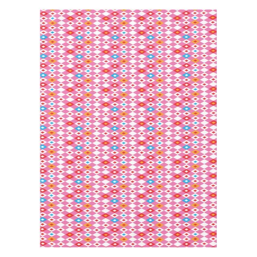 Rhombus Pattern Tischdecke (Vorderseite)