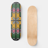 Rhombus-Quadrate und Kreuz Skateboard (Vorderseite)