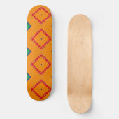 Rhombus und andere Formen Skateboard (Vorderseite)