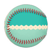 Rhombus-Zeilen abstraktes Design Baseball (Vorderseite Links)