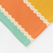 Rhombus-Zeilen abstraktes Design Fleecedecke (Ecke)