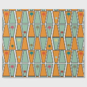 Rhombuses with Starbursts Geschenkpapier (Flach)