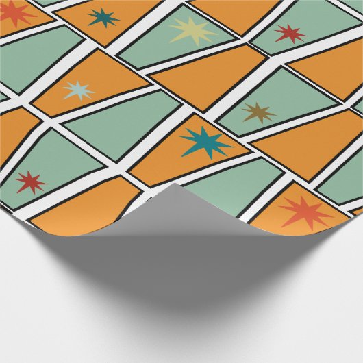 Rhombuses with Starbursts Geschenkpapier (Ecke)